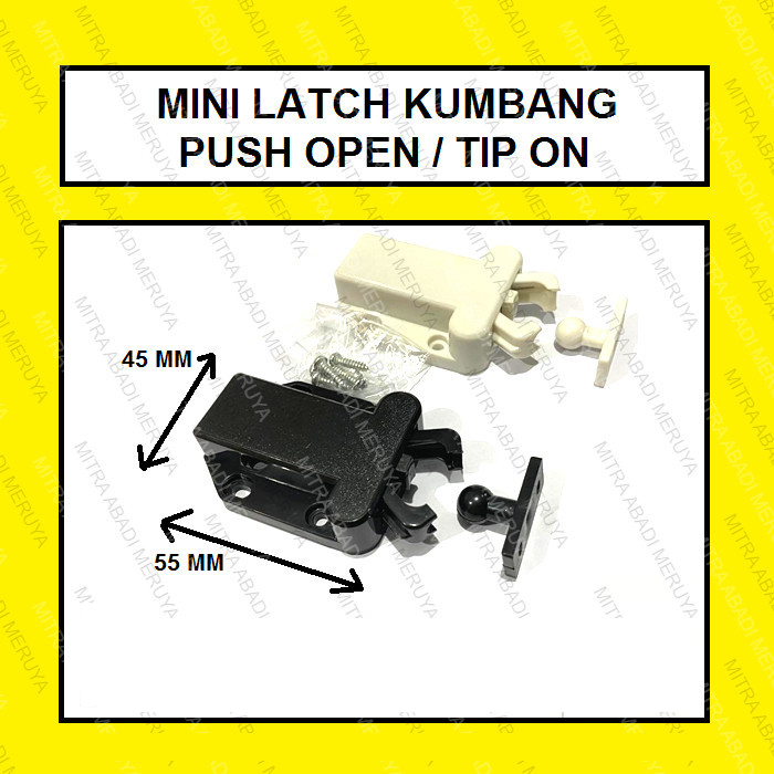 Tip On Kumbang Push Open Latch Minilatch Push To Open Mini Latch