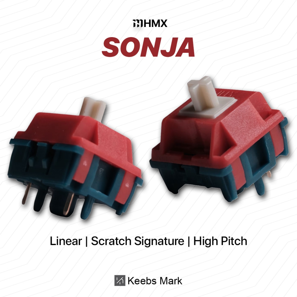 HMX x Siliworks Sonja Linear Switch 52g Mechanical Keyboard