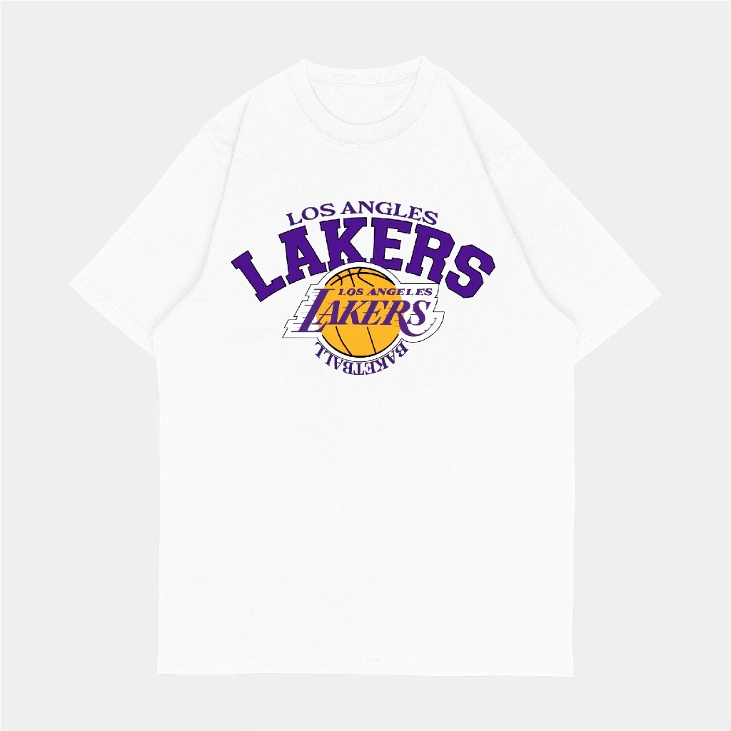 Kaos LAKERS BASKETBALL - kaos Distro motif kata LAKERS BASKETBALL - Tshirt Pria Wanita