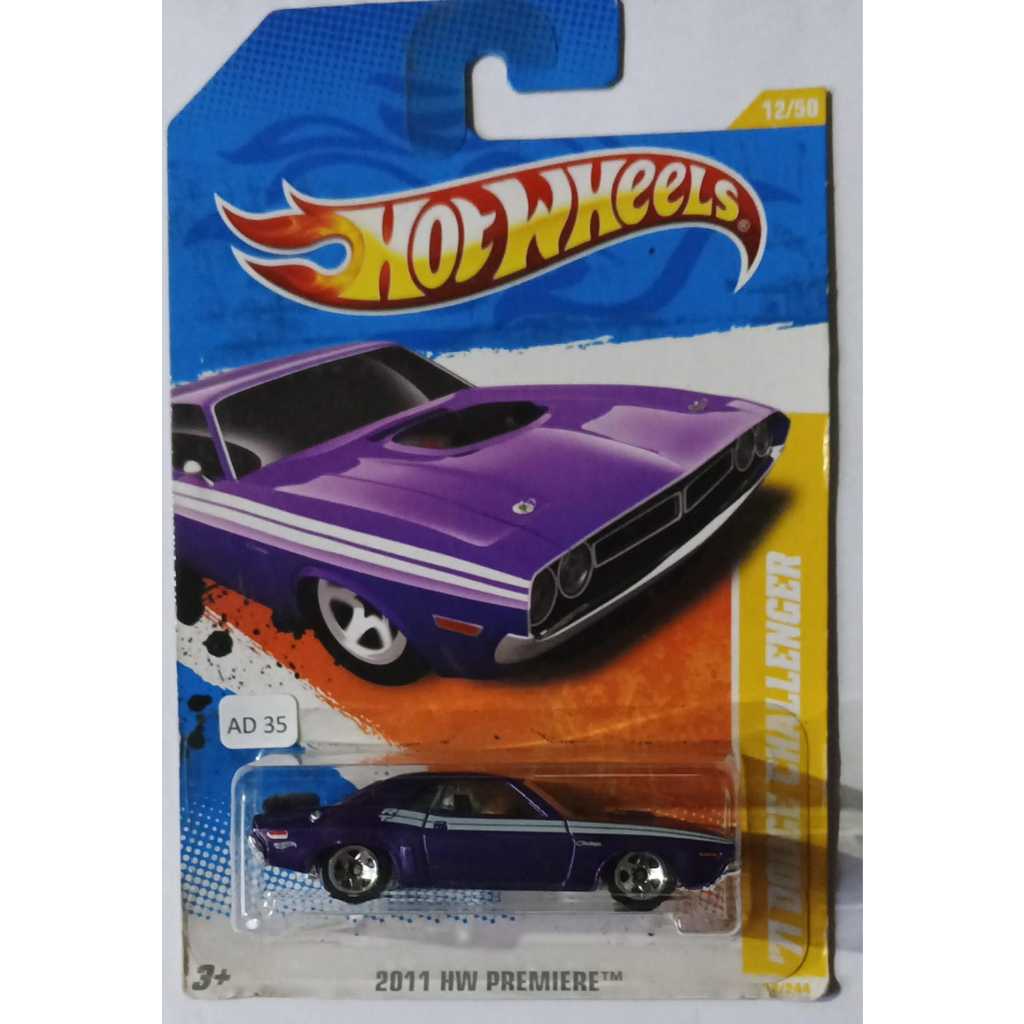 Hot Wheels - 77 Dodge Challenger Purple 2011 HW Premiere