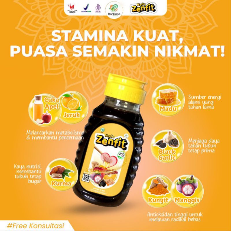 

MADU ZENFIT [MADU MURNI PLUS HERBAL PILIHAN]