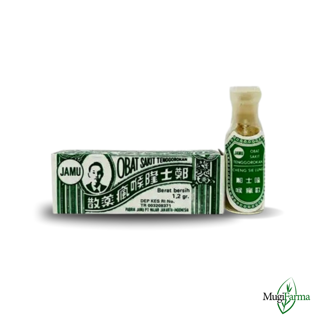 Cheng Sie Lung Hau Feng Yao San Obat Cina Sariawan Sakit Tenggorokan Gusi Bengkak (1,2 Gram)