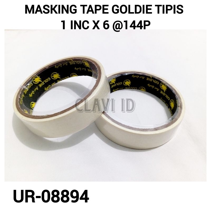 

Lakban Kertas / Masking Tape Kecil 1 Inci