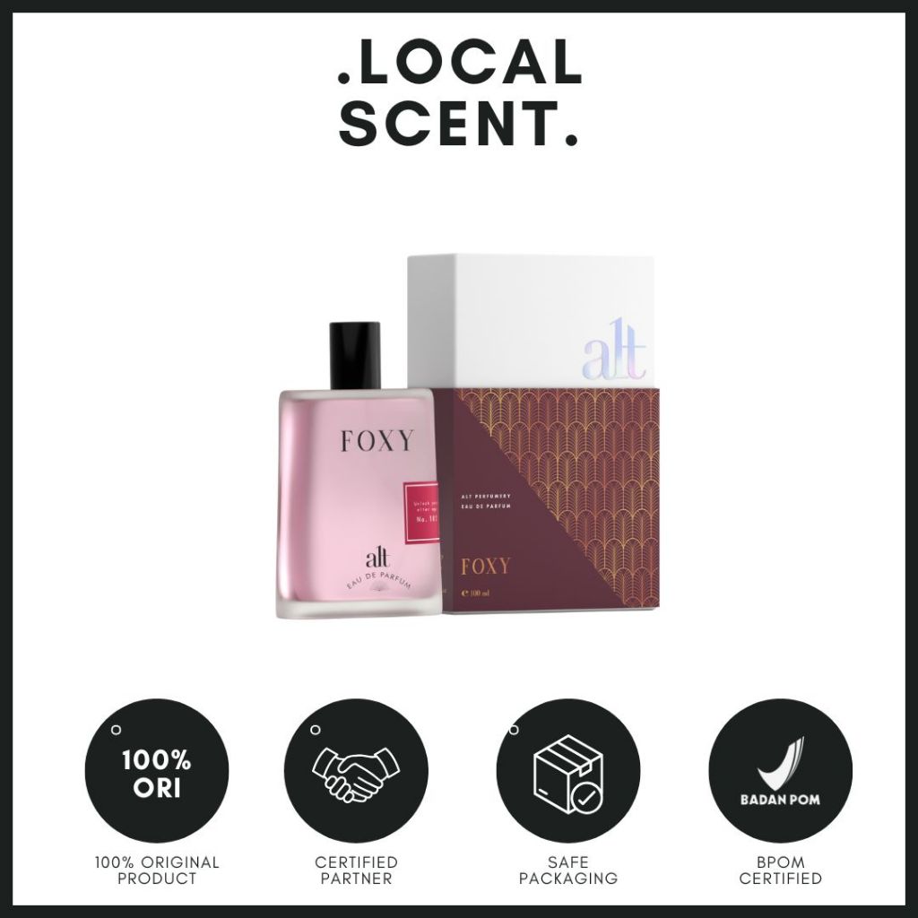 Alt Perfumery Foxy Eau de Parfum 100 ML [OFFICIAL RESELLER Alt Perfumery]