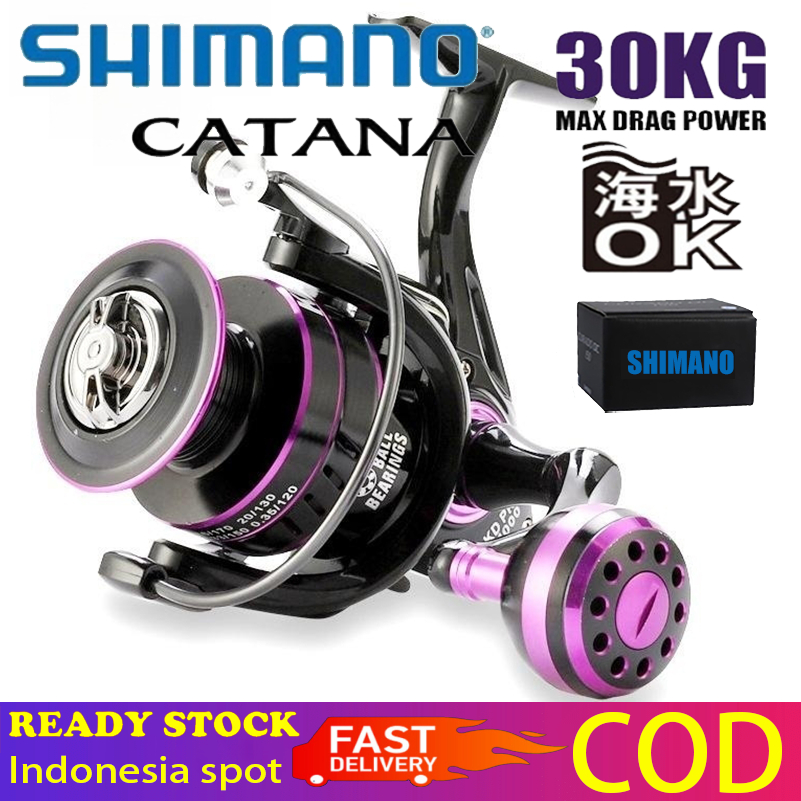Hot Deals Shimano Reel Spinning Saltwater Kd 1000 7000 Metal Body Handle Spool Reel Fishing Gulungan