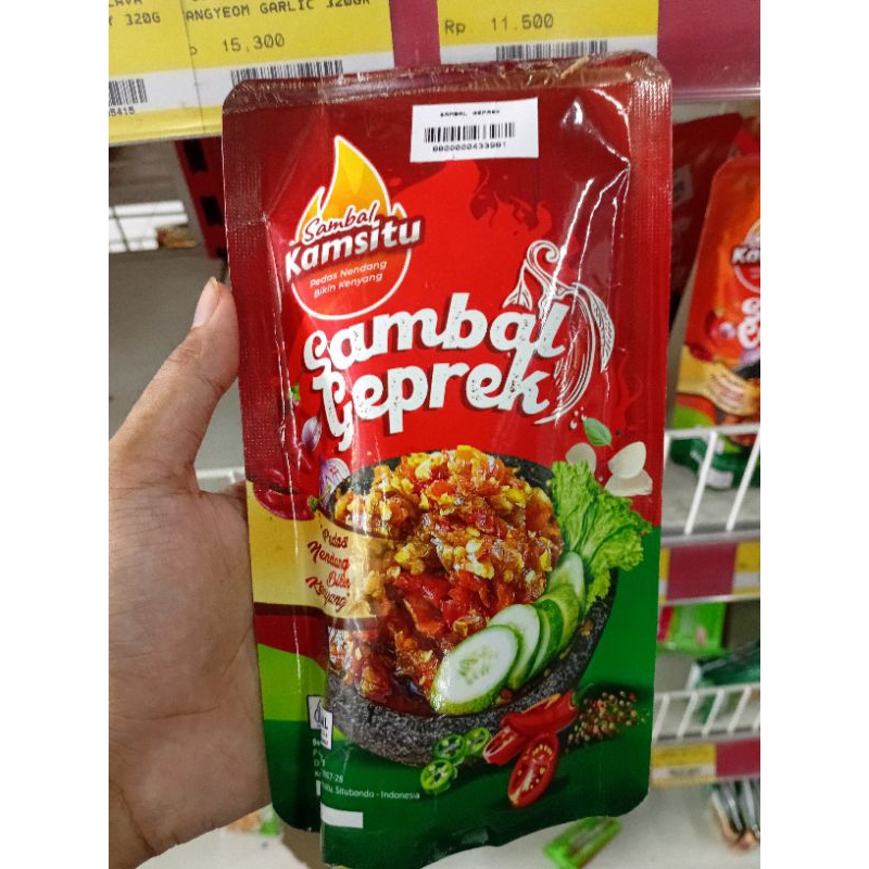 

Sambal Geprek Super Pedas Nendang 200gram