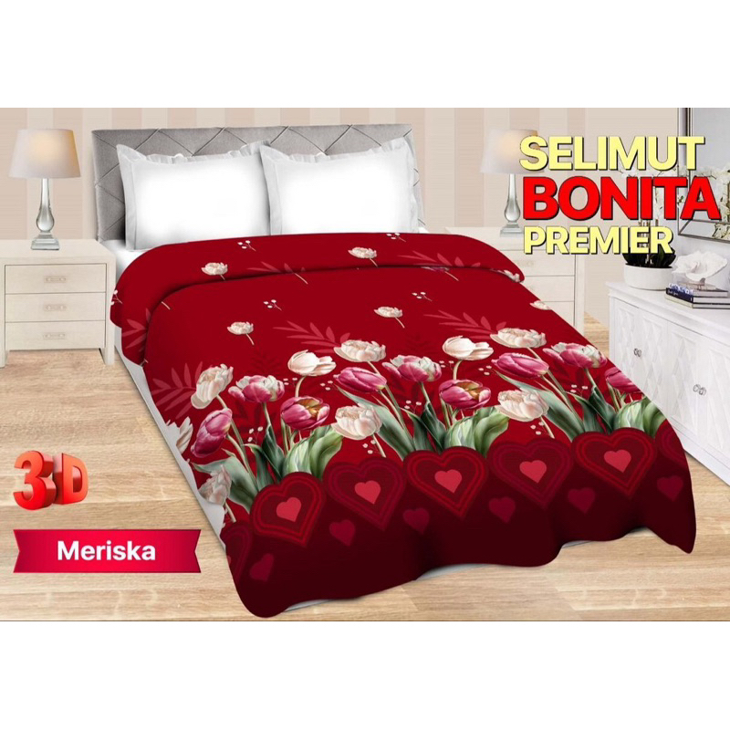 SELIMUT BONITA PREMIER ORIGINAL 160x200 / SELIMUT BULU PREMIER MINIMALIST SUPER LEMBUT BONITA
