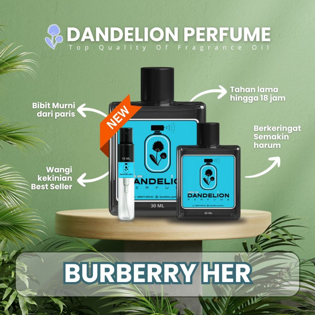 BURBERRY HER | Parfume Unisex Cowo & Cewe | Dandelion Perfume