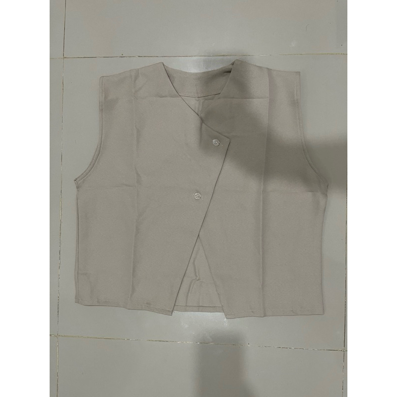 Vest Premium Wanita Cream