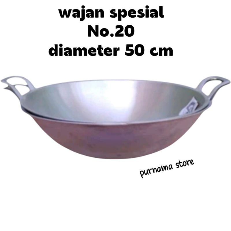 wajan kuali penggorengan sepesial no.16.18.20 bahan aluminium tebal kualiitas teruji.