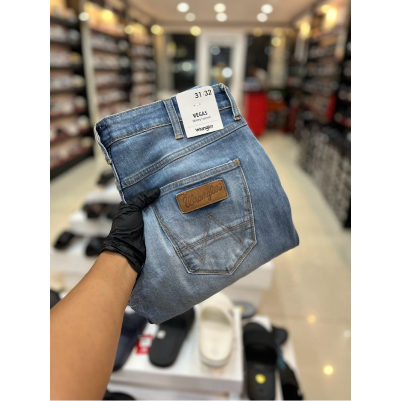 Celana Wragler Asli | Wrangler Original | Vegas Skinny | Wrangler Asli | Celana Jeans Wrangler