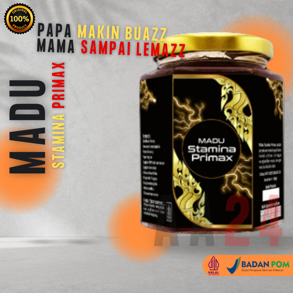 

Madu Stamina Primax Pria Kuat Herbal Tahan Lama Perkasa Alami BPOM madu minuman sarapan