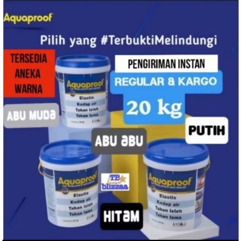 Aquaproof 20kg Aquaproof Waterproof 20kg Aquaproof Pel 20kg Aquaproof Elastex Pail 20kg Aneka Warna
