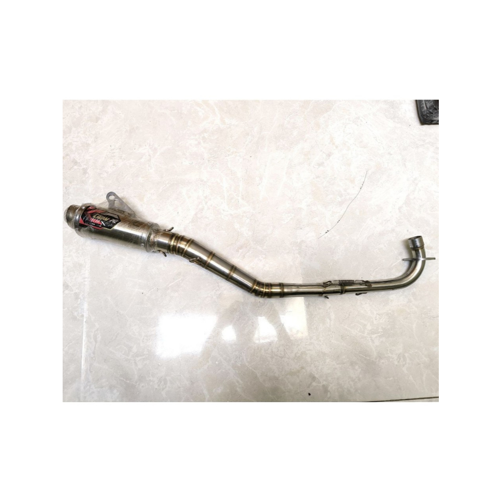 Knalpot Creampie Bebek Jupiter 5TP Drag Road Race Asli Original Jogja