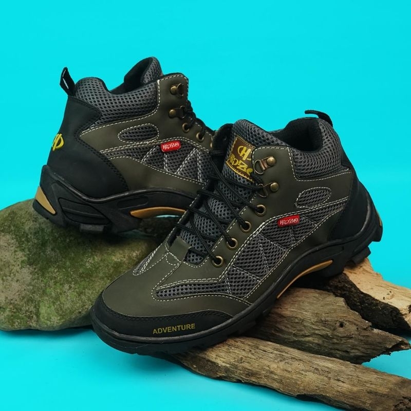 sepatu gunung pria sepatu hiking riding HIPZO M032