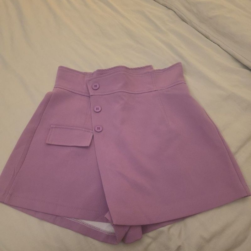 Celana skort rok ungu XL [preloved]