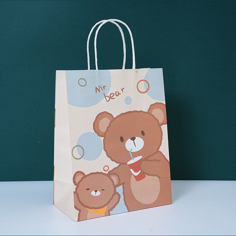 

PAPER BAG MOTIF BEAR/CHINA/ BUNGA