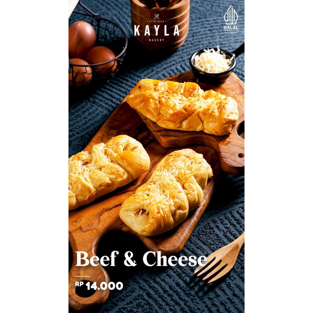 

Roti beef & cheese
