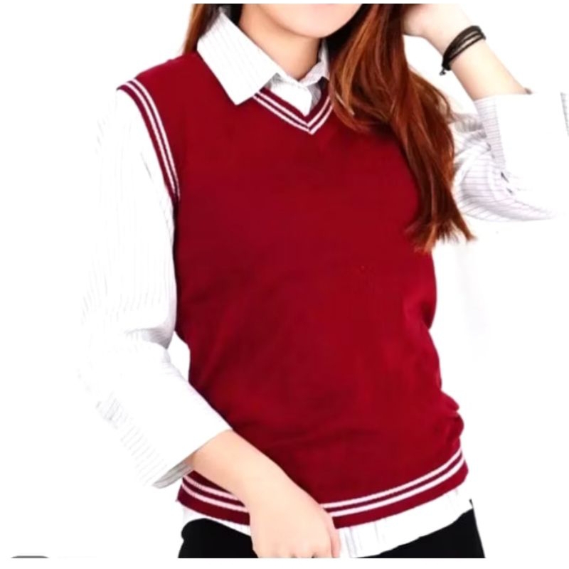 Rompi Rajut Korea Pria Wanita Murah