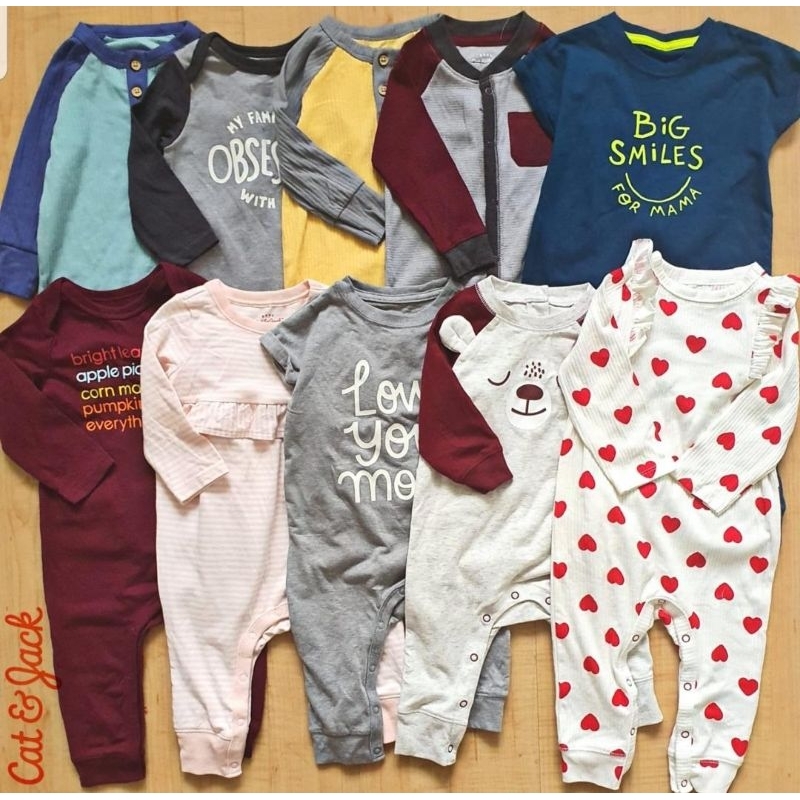Jumpsuit Baby Jumper Panjang Baby Cat and jack Jumper bayi Cat&Jack