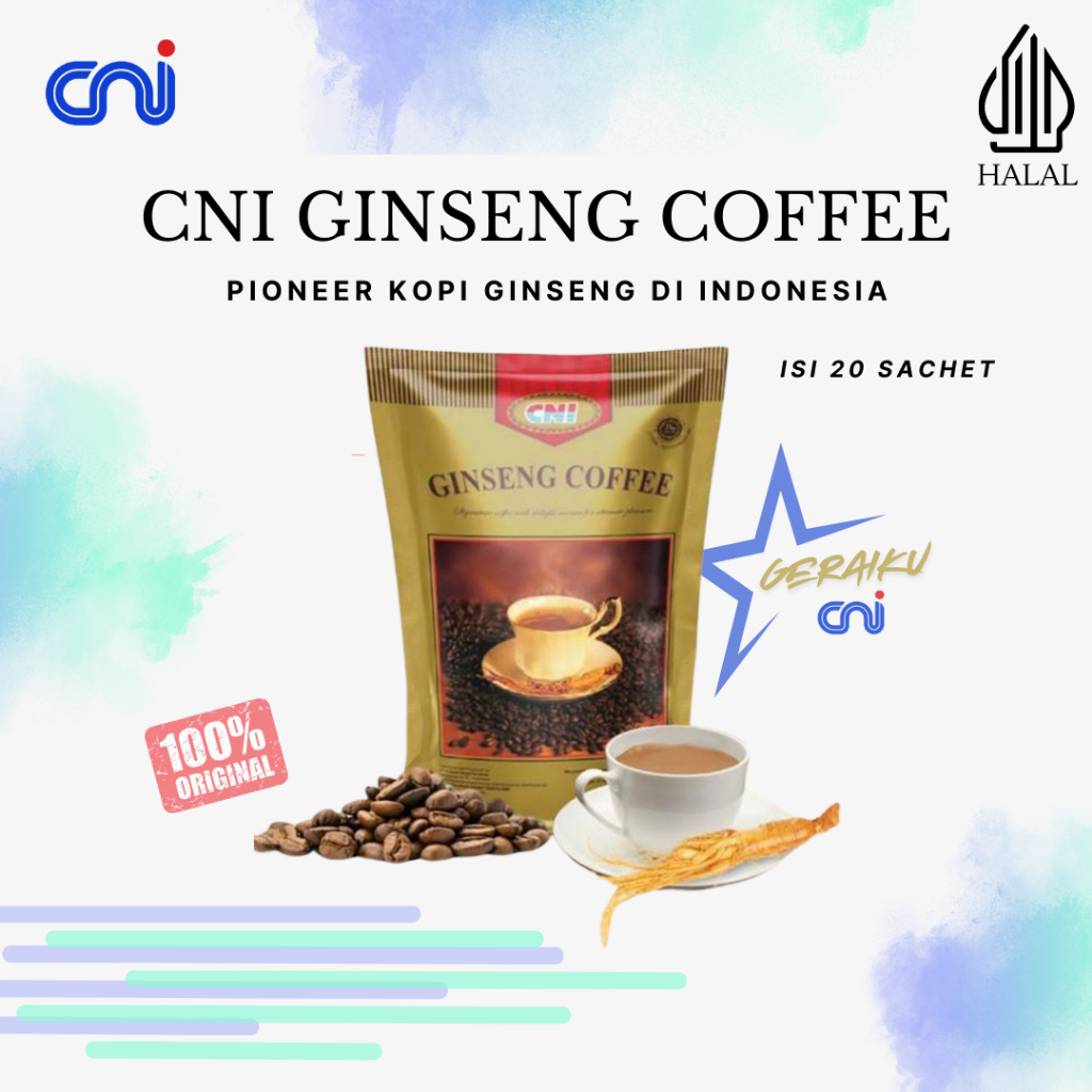 

CNI KOPI GINSENG ASLI ORIGINAL ISI 20 SACHET