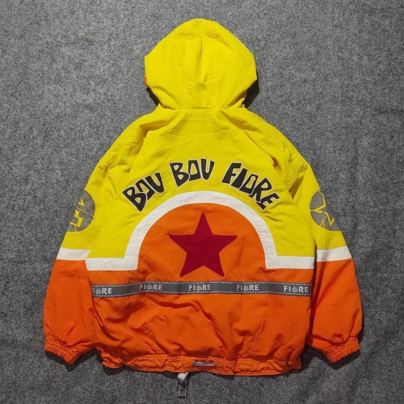 JACKET SKI SNOWBOARD OUTDOOR BOU BOU FIORE COLORBLOCK/COLOURBLOCK VINTAGE THRIFT/SECOND
