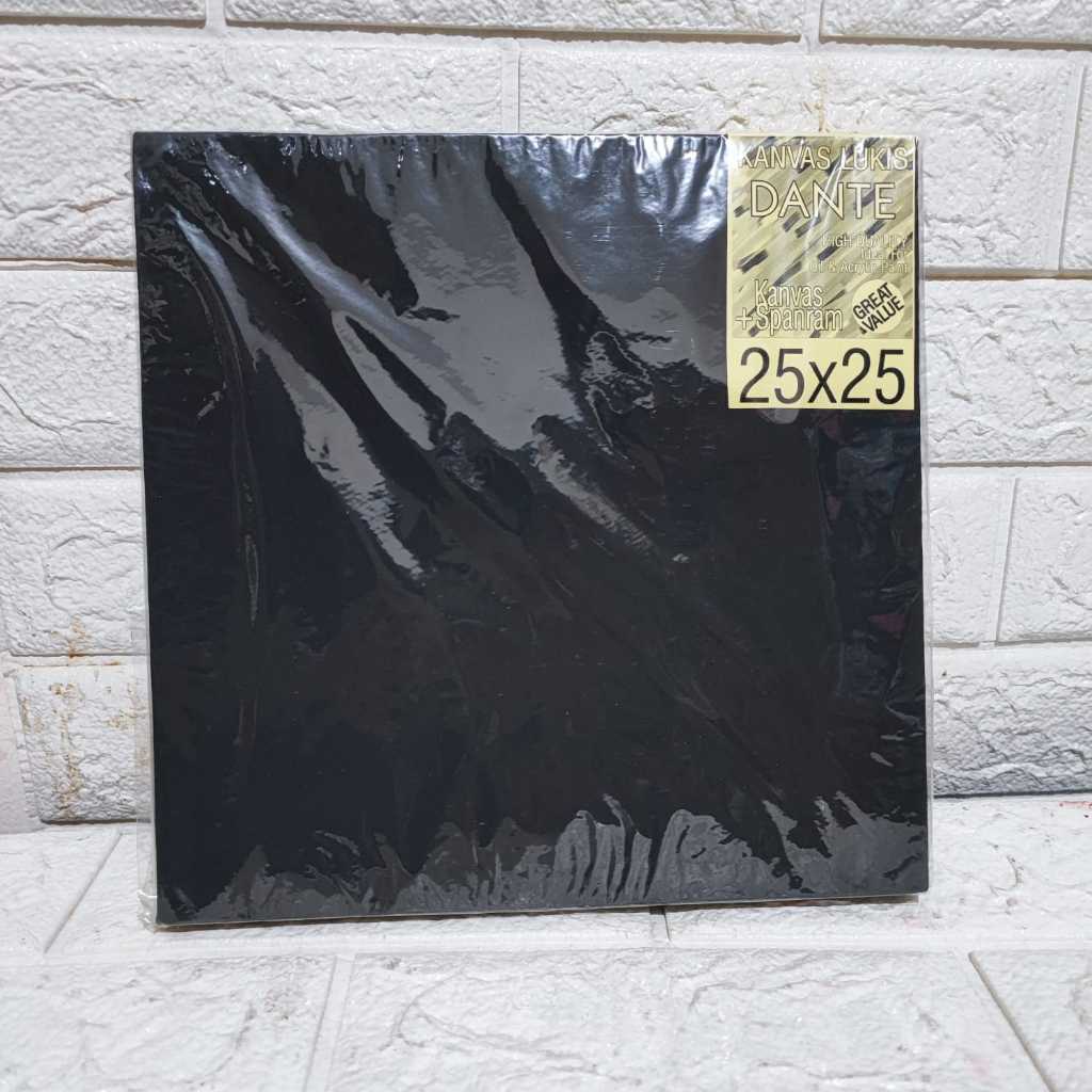 

Kanvas Lukis 25x25 cm HITAM - Kanvas melukis - seni lukis - satuan