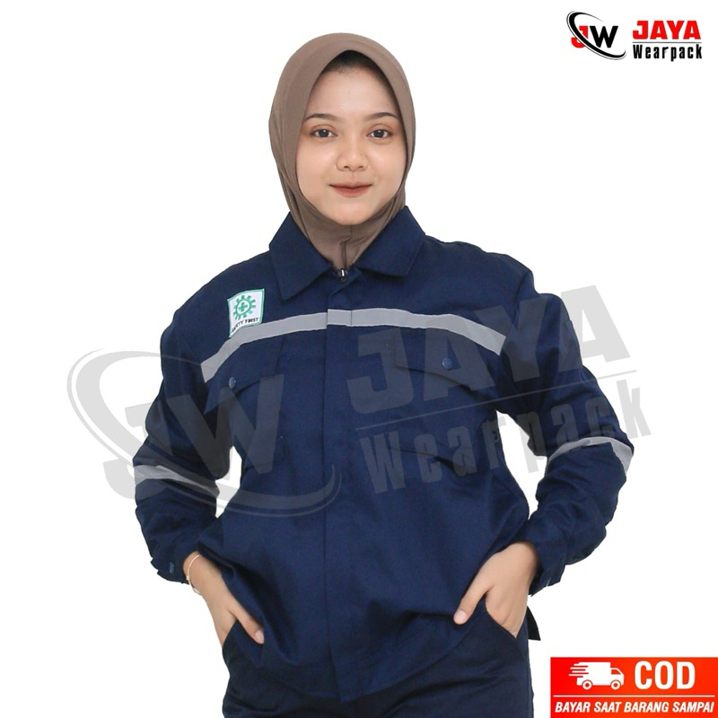 WEARPACK SAFETY ATASAN BIRU DONGKER