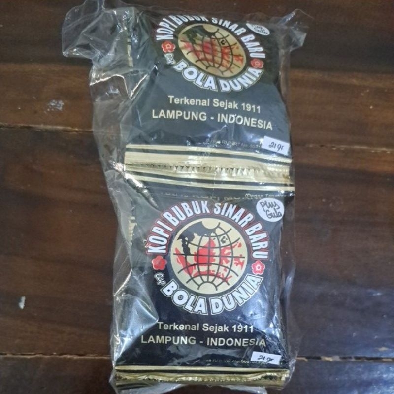 

kopi bola dunia kopi + gula 1 renceng isi 10 pcs