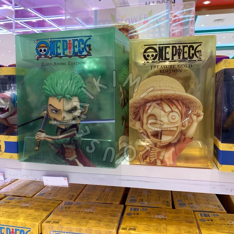 ONE PIECE LUFFY TREASURE GOLD EDITION ACTION FIGURE ONEPIECE COLLECTIBLE ORIGINAL OFFICIAL ZORO LUFF