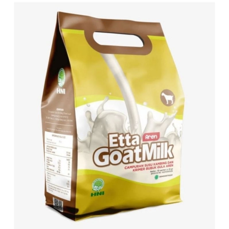 

Etta Goat Milk Gula Aren Susu Kambing Bubuk HNI
