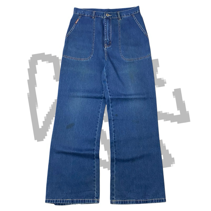 Aarow case fatigue blue jeans
