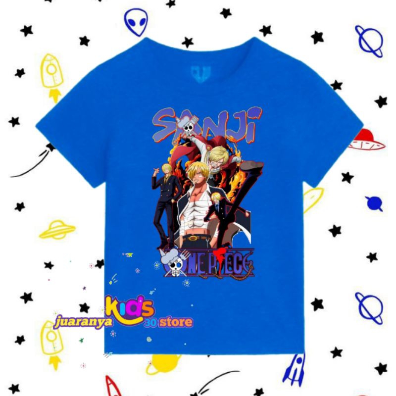 BAJU KAOS ANAK SANJI ONE PIECE ATASAN ANAK SANJI KARAKTER SANJI ONE PIECE