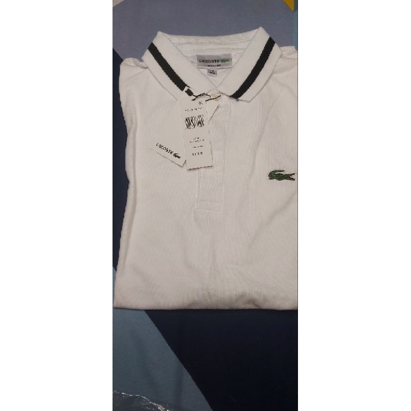 Kaos Polo Putih Lacoste
