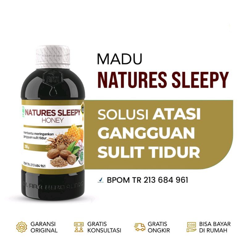 

DWI FARMA - MADU NATURES SLEEPY 280gr - Membantu Atasi Susah Tidur