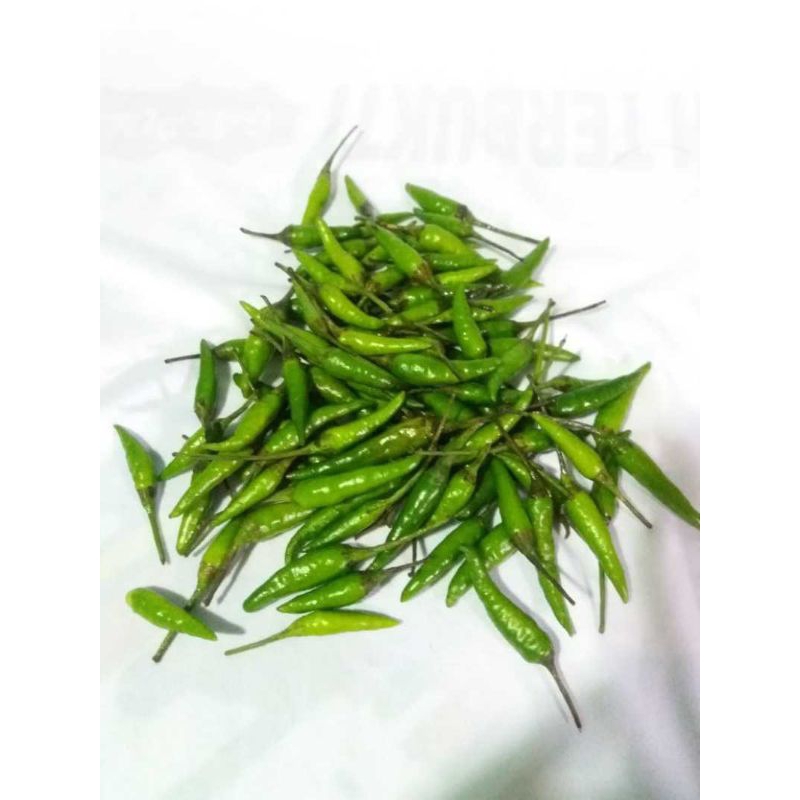 

sayur cabai rawit hijau 100g by pasar Tasik online