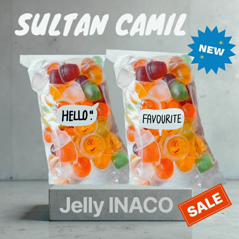 

[500gr] JELLY INACO / JELLY FULL WARNA / KENYAL DAN ENAK (½KG)