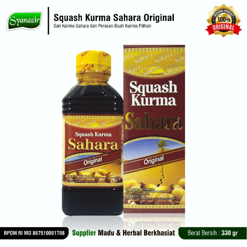 

Squash Kurma Sahara Original 330 - Sari Kurma Sahara Nutrisi Bergizi Alami