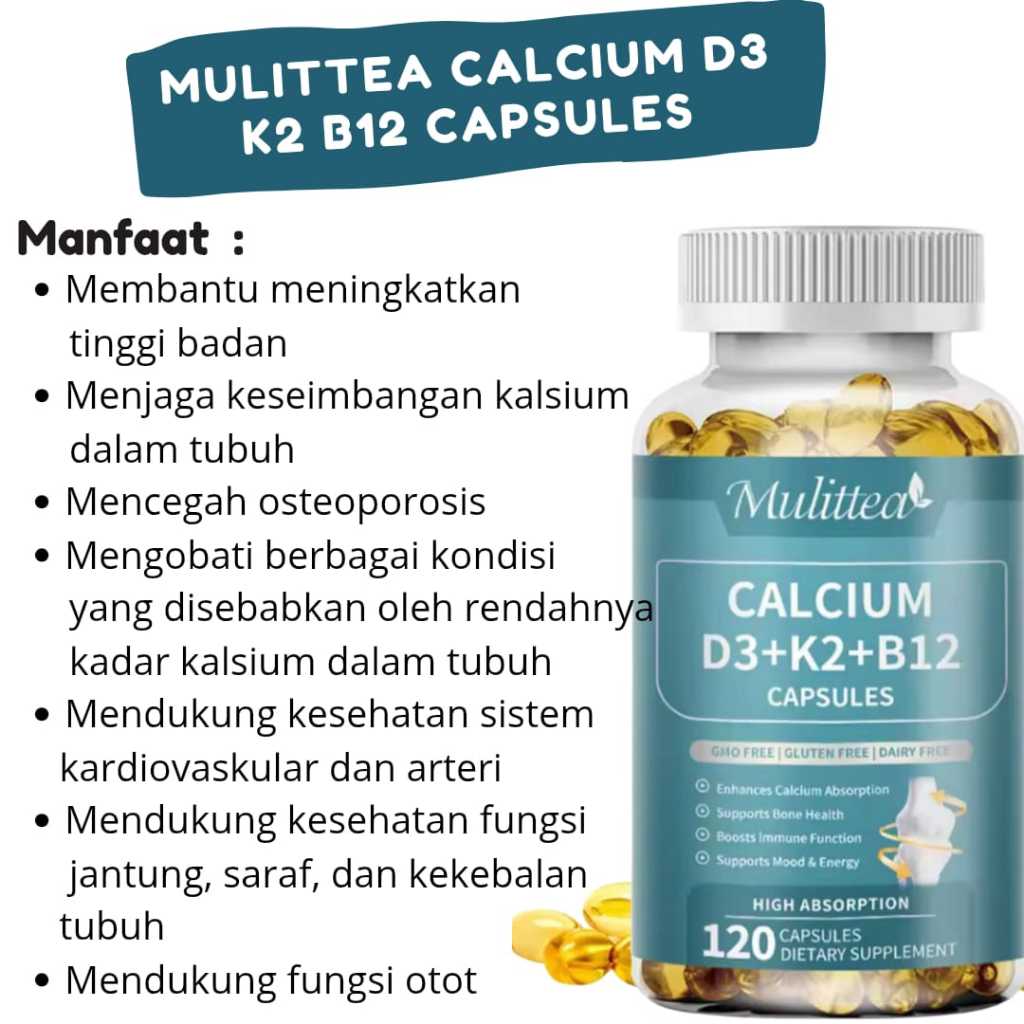 MULITTEA CALCIUM D3 K2 B12 ORIGINAL