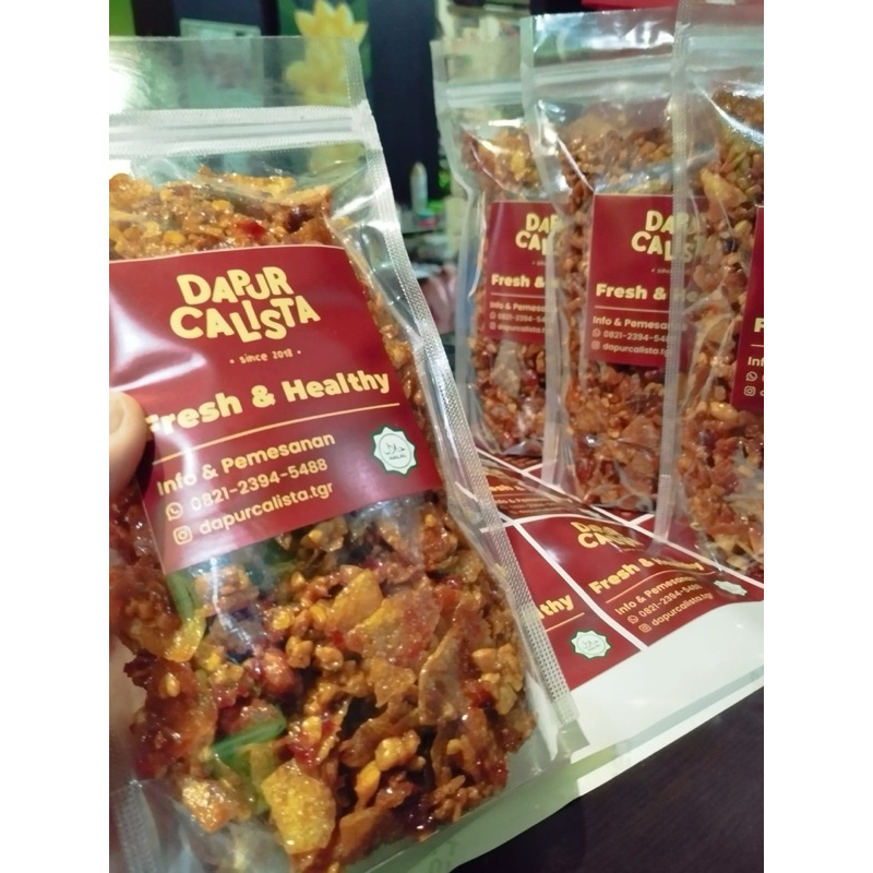 

(MADE BY ORDER) Kering Tempe Kentang Teri 250gr