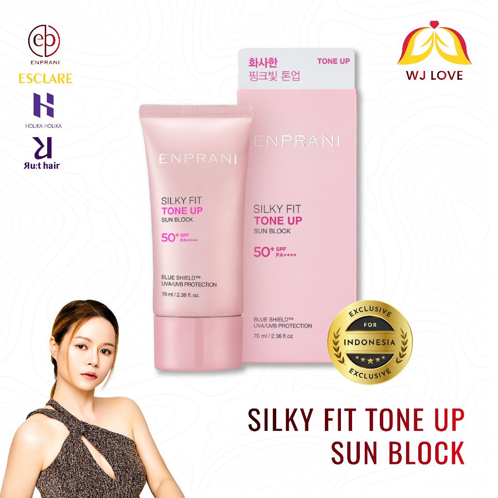 Enprani Silky Fit Tone Up Sun Block ( Tabir Surya )