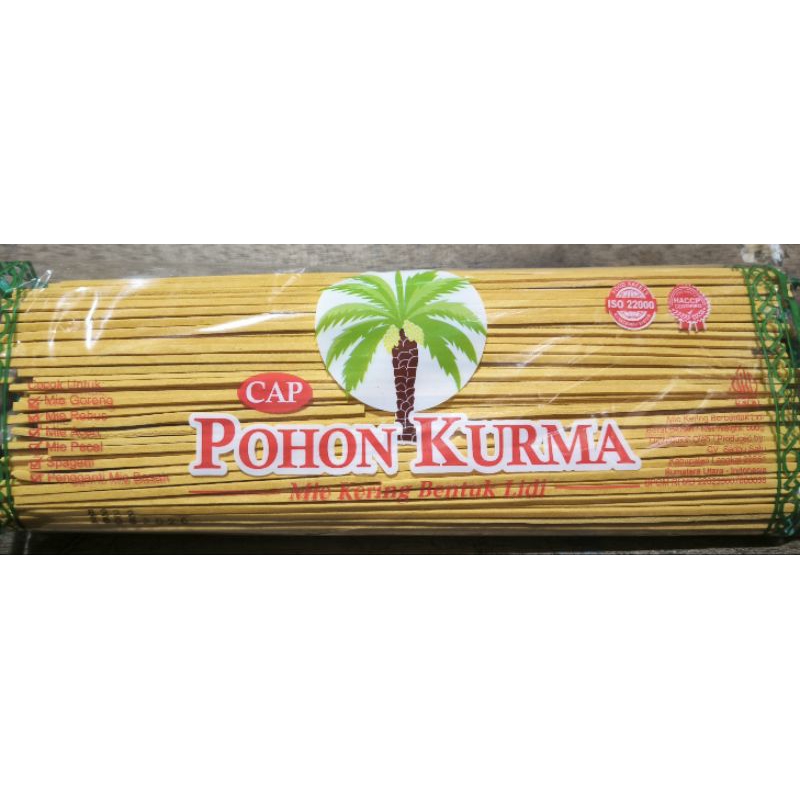 

oleh-oleh khas Medan mie lidi kering 500g. mi lidi mentah cap pohon kurma.