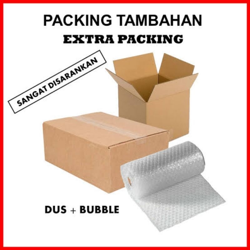 

PACKING TAMBAHAN [BOX + BUBBLEWRAP]