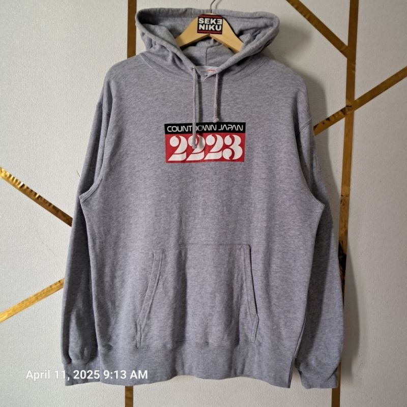 Hoodie ROCKIN ON Merchandise Festival Rock Japan bahan babyteri tebal