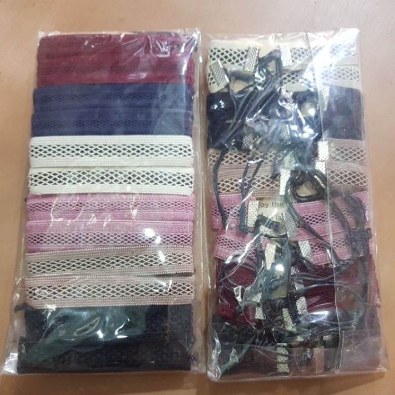 Gelang tali bh tarik isi 12 pcs