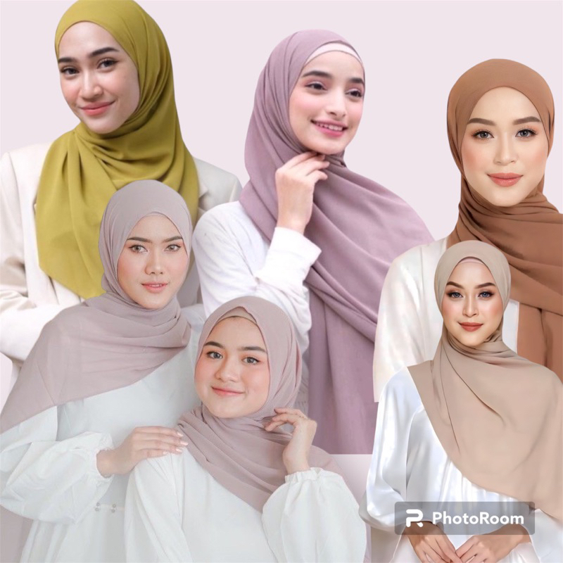 PASMINA CERUTY BABYDOLL PREMIUM/HIJAB PASHMINA CERUTY BABYDOLL