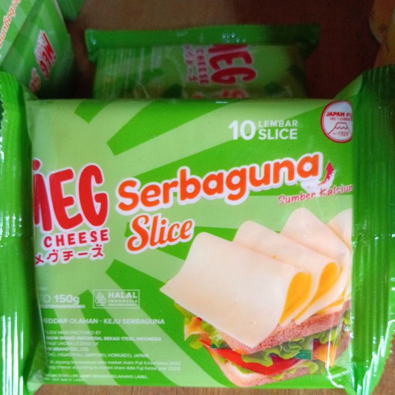 

Keju Meg serbaguna lembaran slice isi 10