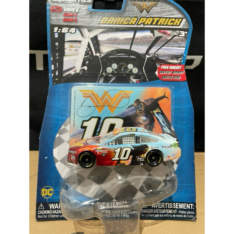 Nascar Diecast Nascar Authentics Bukan Hot Wheels Wonder Women 10 Danica Patrick Loose Rare item Die