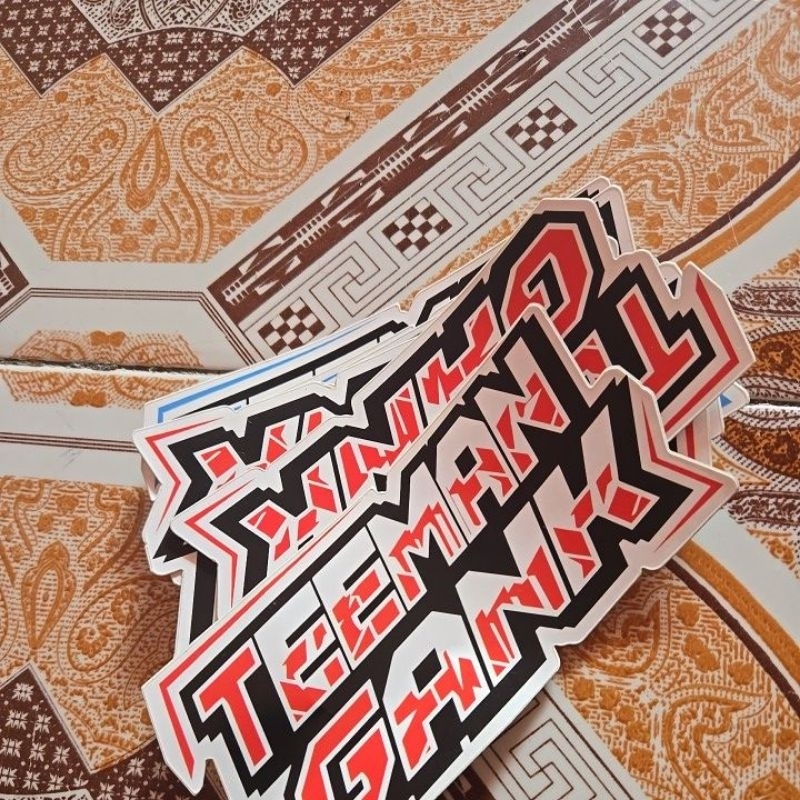 

stiker teman gank