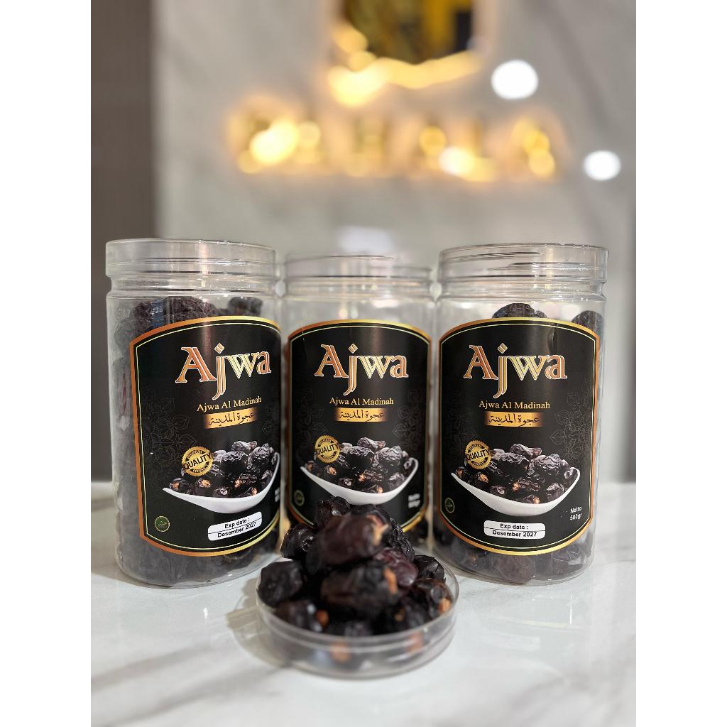 

Kurma Ajwa Al Madinah 500gr Toples Premium Quality